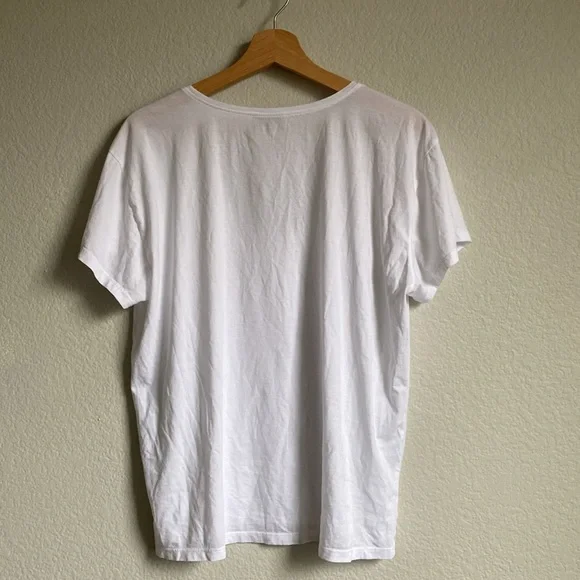 AYR All U Tee Scoop Neck Short Sleeve Basic Solid White Size Large - Picture 5 of 11